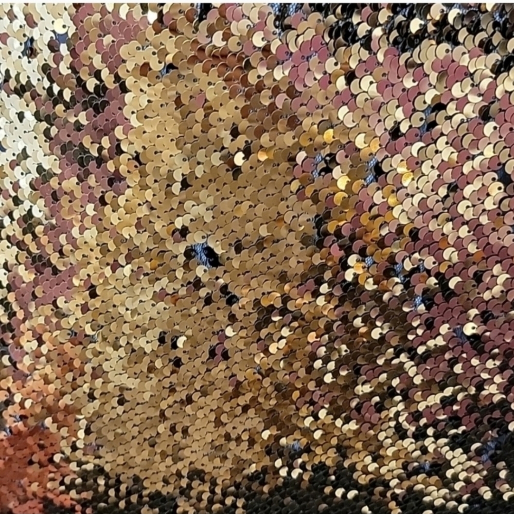 Sequin gold black 3 pillows - Picture 2 of 3